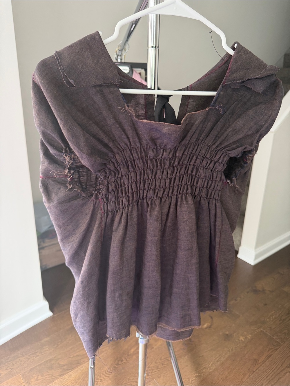 Peng Tai New With Tags Purple Brown Women’s linen Top
Size S